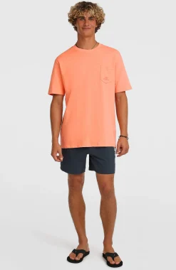 HommesT-shirt O'Neill Slub Chest Pocket| Orange