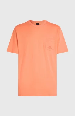 HommesT-shirt O'Neill Slub Chest Pocket| Orange