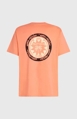 HommesT-shirt O'Neill Slub Back-Print| Orange
