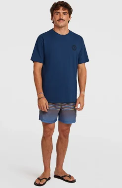 HommesT-shirt O'Neill Slub Back-Print| Bleu