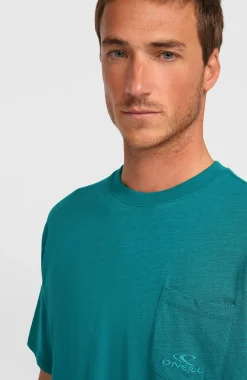 HommesT-shirt O'Neill Slub Chest Pocket| Vert