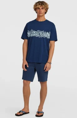 HommesT-shirt O'Neill Uni Flower| Bleu
