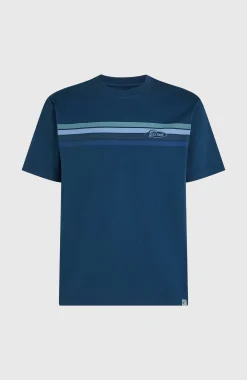HommesT-shirt O'Riginals Front-Stripe| Bleu