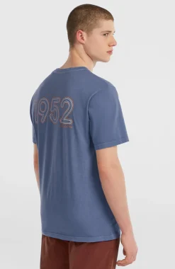 HommesT-shirt O'Riginals Retro Back-Print| Bleu