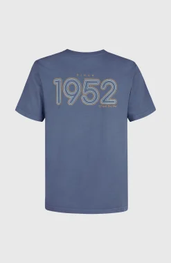 HommesT-shirt O'Riginals Retro Back-Print| Bleu