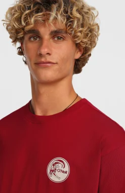 HommesT-shirt O'Riginals Surf Shop| Rouge
