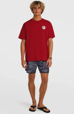 HommesT-shirt O'Riginals Surf Shop| Rouge