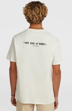 HommesT-shirt Polygiene Cotton Graphic| Blanc