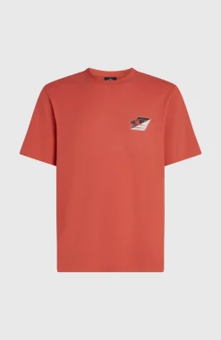 HommesT-shirt Re-Issue Graphic| Rouge