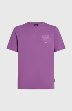 HommesT-shirt Retro Graphic| Violet