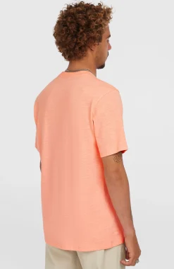 HommesT-shirt Slub Chest Pocket| Rose