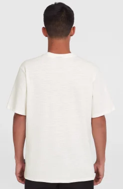 HommesT-shirt Slub Chest Pocket| Blanc