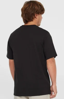 HommesT-shirt Slub Chest Pocket| Noire