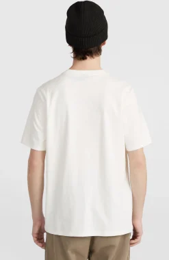 HommesT-shirt Small Chest Print| Blanc