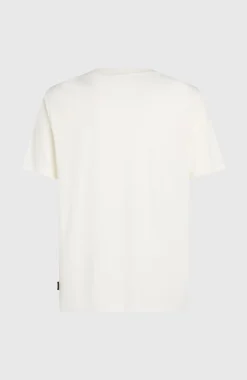 HommesT-shirt Small Chest Print| Blanc