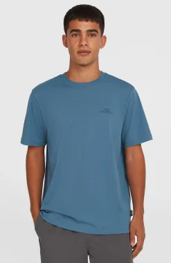 HommesT-shirt Small Logo| Bleu