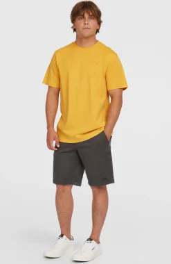 HommesT-shirt Small Logo| Jaune