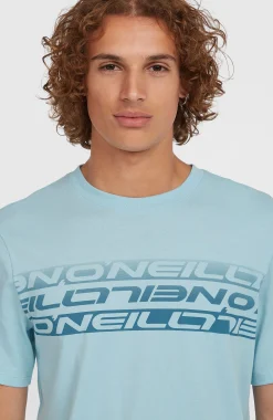 HommesT-shirt Stripe| Bleu