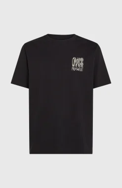 HommesT-shirt Surf Heroes Graphic| Noire
