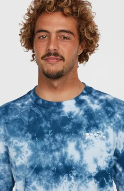 HommesT-shirt Tie Dye Graphic| Bleu