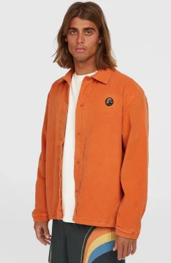 HommesVeste Cord Coach| Orange