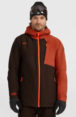 HommesVeste de ski FWC'Cruz Block| Marron Mix