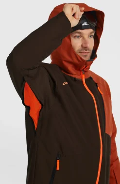 HommesVeste de ski FWC'Cruz Block| Marron Mix