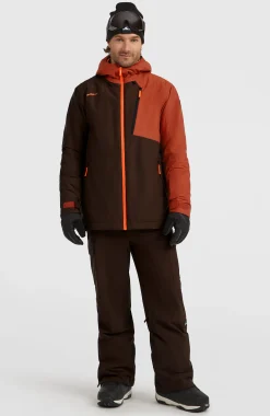 HommesVeste de ski FWC'Cruz Block| Marron Mix