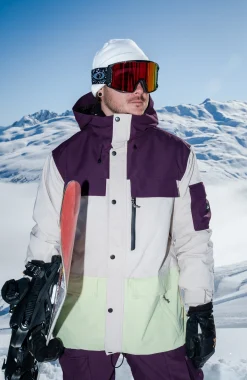 HommesVeste de ski Utility Pro Hybrid| Beige Mix