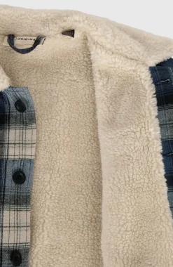 HommesVeste O'Riginals doublée en polaire| Bleu