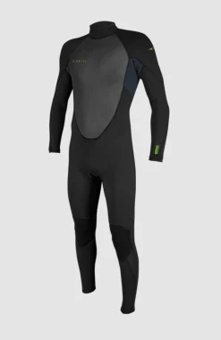 Reactor-2 3/2 Back Zip Full Wetsuit| Noire